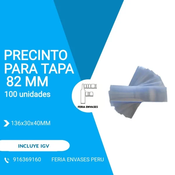 Precinto PRECINTO 82 MM (100 UNIDADES) - FERIA DE ENVASES